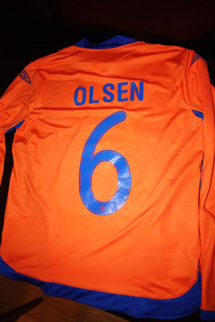 Sylling Olsen matchworn Europa League