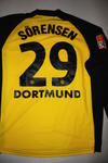Sørensen match worn Dortmund shirt