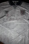 Signed England 1990 shirt